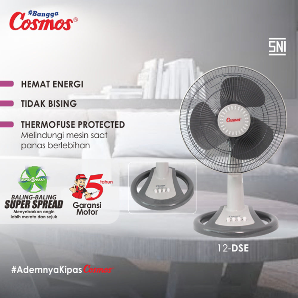 Cosmos Desk Fan & Wall Fan 12-Dse Twino