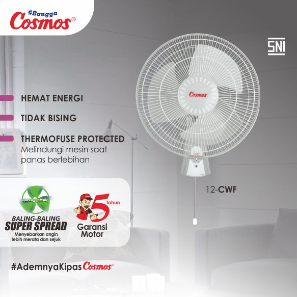 Cosmos Kipas Angin Wall Fan 12-Cwf