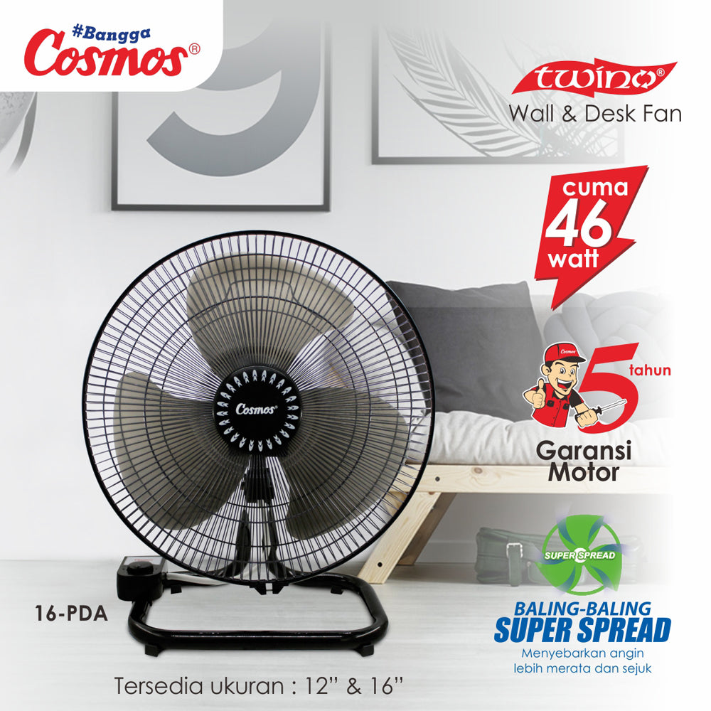 Cosmos Iron Fan 2 In 1 - 16-Pda