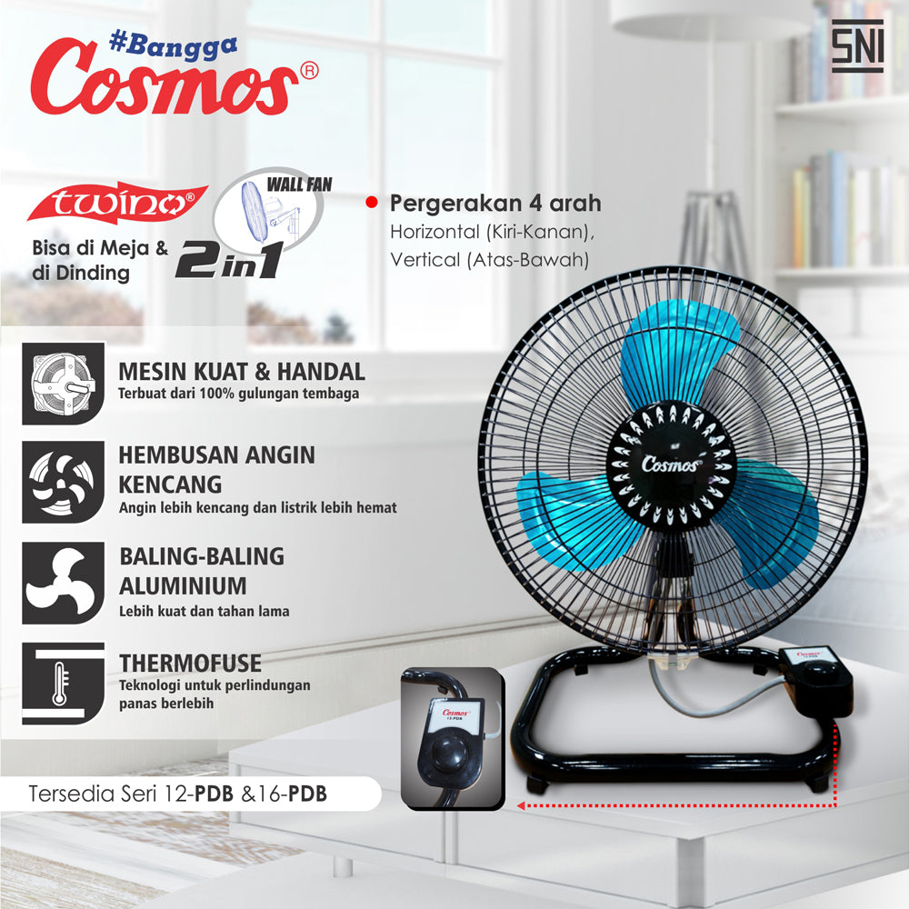 Cosmos 2 In 1 Iron Fan - 16-Pdb