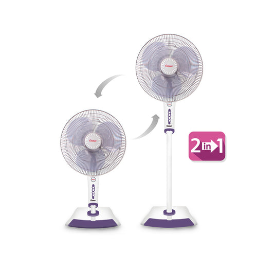 Cosmos Kipas Angin 2 In1 (Stand & Desk) 16-Sen