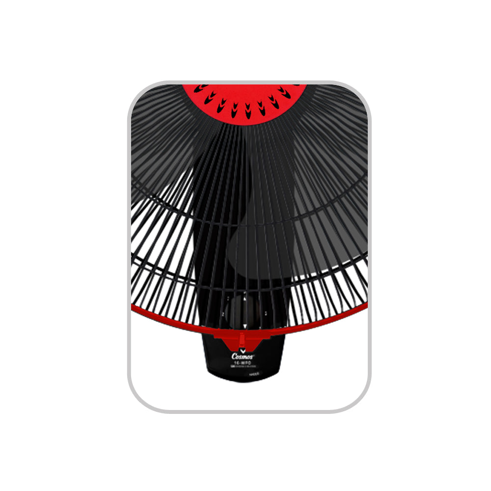 Cosmos Wall Fan 16-Wfo Rr( Ring Red)