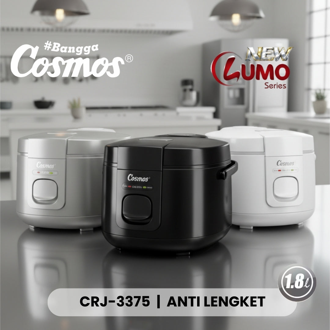 Cosmos Rice Cooker Non Stick CRJ-3375-1.8L
