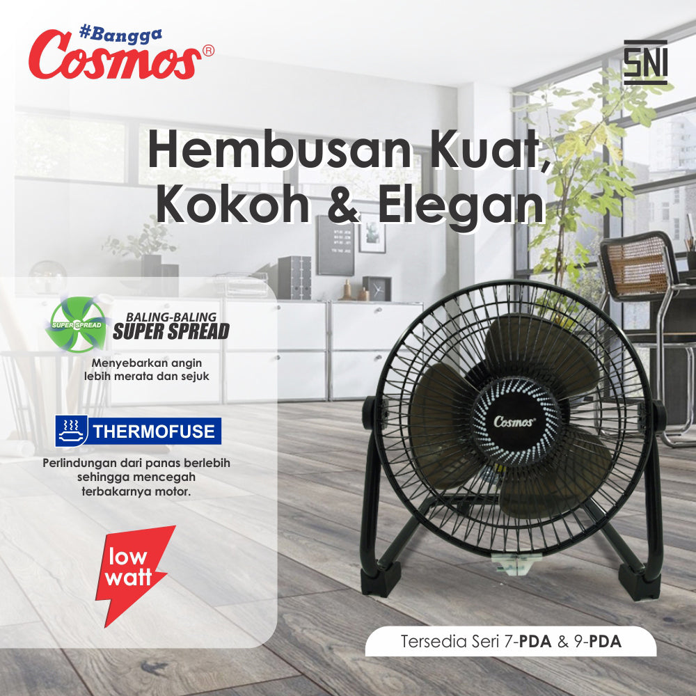 Cosmos Iron Fan 2 In 1 - 9-Pda