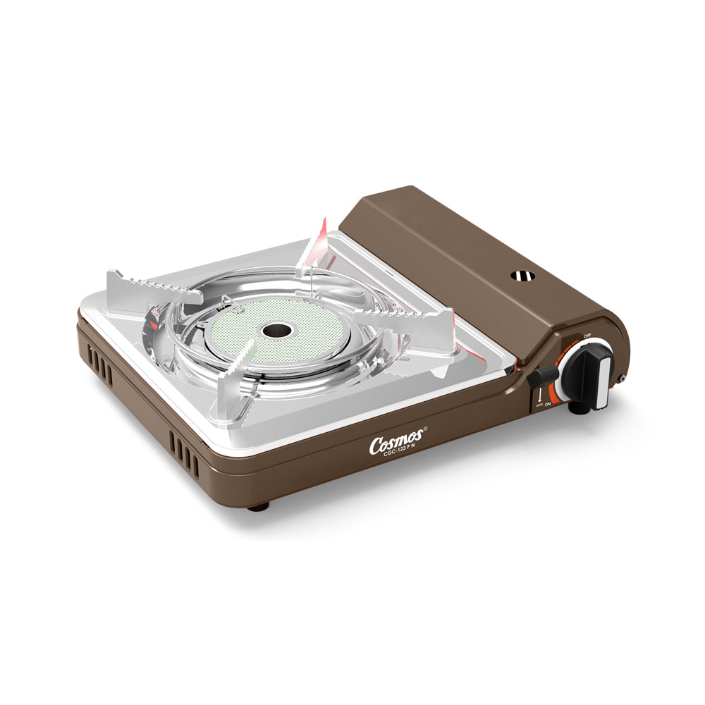 Cosmos Kompor Gas Stainless Steel Portable 1 Tungku Cgc-123 Pn