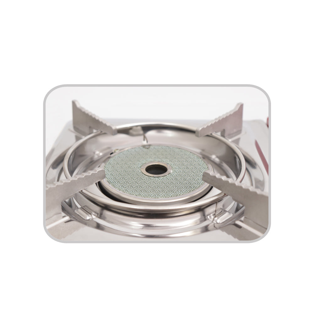 Cosmos Kompor Gas Stainless Steel Portable 1 Tungku Cgc-123 Pn