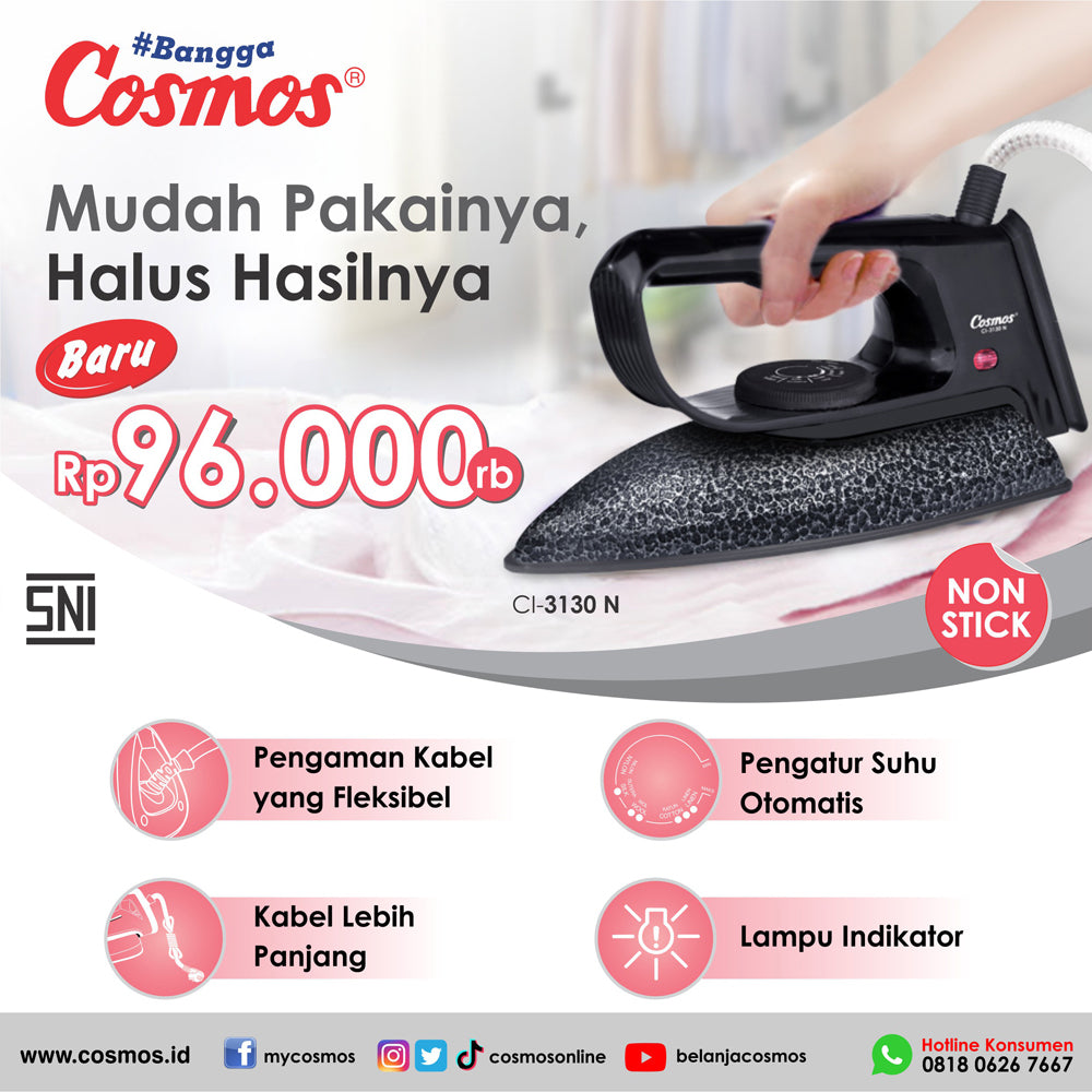 Cosmos Setrika - Anti Lengket - Ci-3120 N