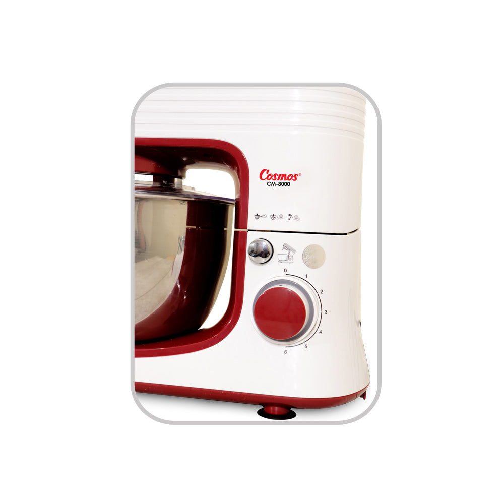 Cosmos Stand Mixer Cm-8000 (Dengan Metal Gear)