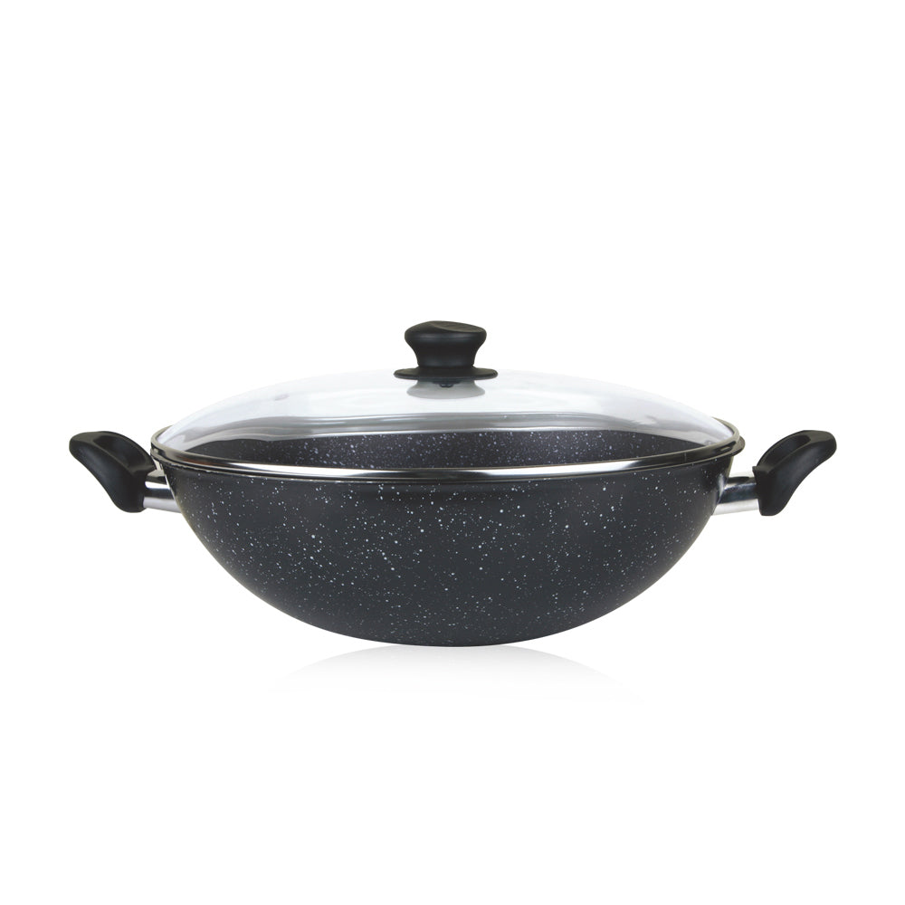 Cosmos Ceraflon Wok Marble 34 Cm Cw 34 Mbc F