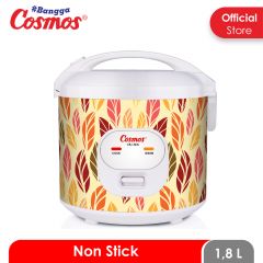 Cosmos Rice Cooker Non Stick CRJ-323S - 1.8L ORANGE