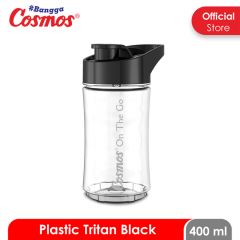 Cosmos Blender - Botol Blender - COTG-540 - Tritan Bottle 400 ml - Black