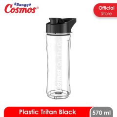 Cosmos Blender - Botol Blender - COTG-550 - Tritan Bottle 570 ml - Black