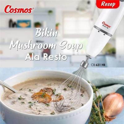 Bikin Mushroom Soup Ala Resto