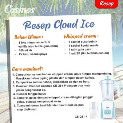 Resep Cloud Ice